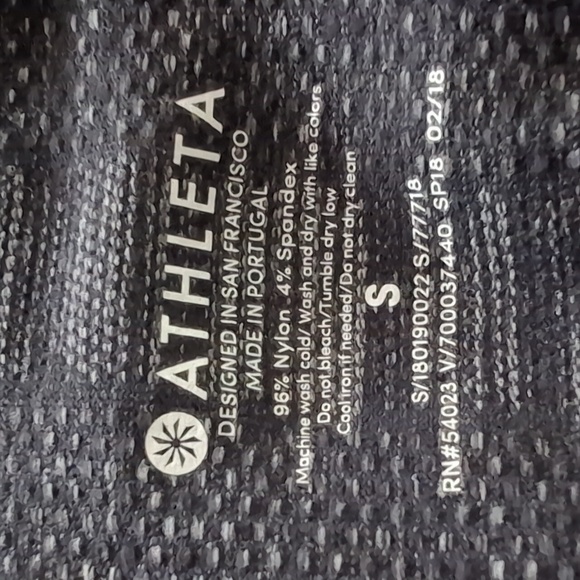 Athleta Heathered Gray Short Sleeve Tee - Picture 4 of 4